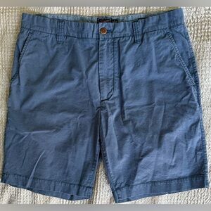 Grayers Premium End on End Blue Stretch Chino Shorts 34